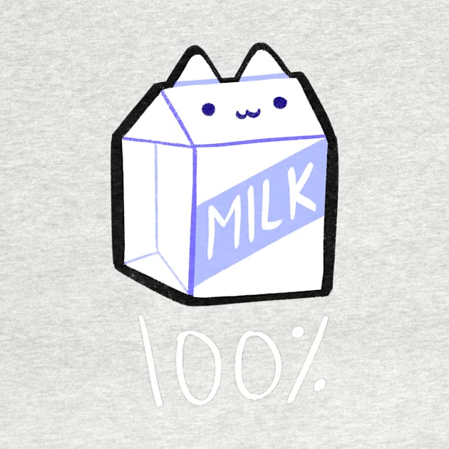 Milk Carton Cat by giraffalope